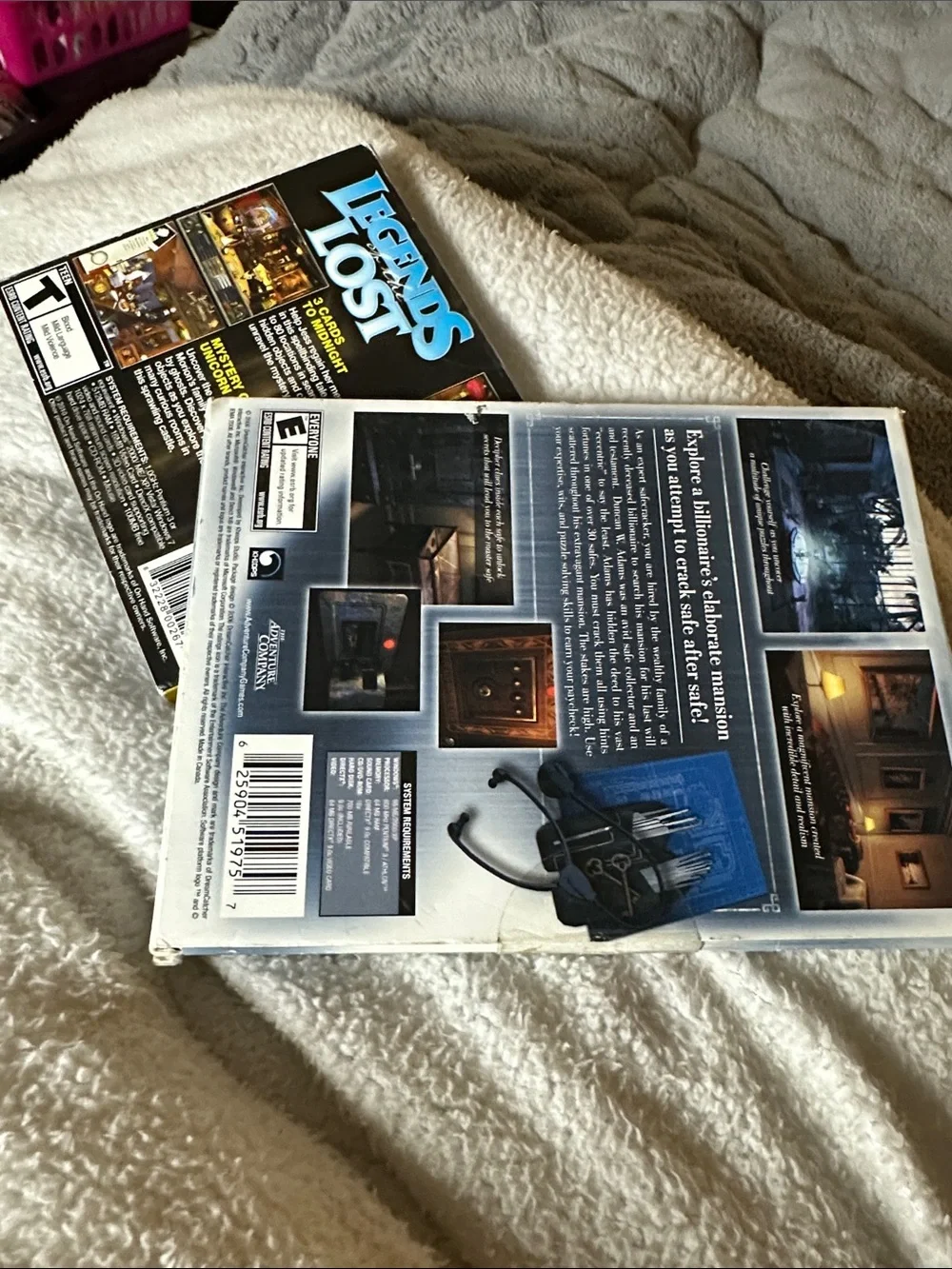 Safe Cracker & Legends Lost PC Game Bundle -used